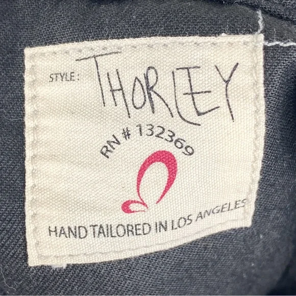 Matias Thorley Lightweight Indigo Denim Pants, Sz Small